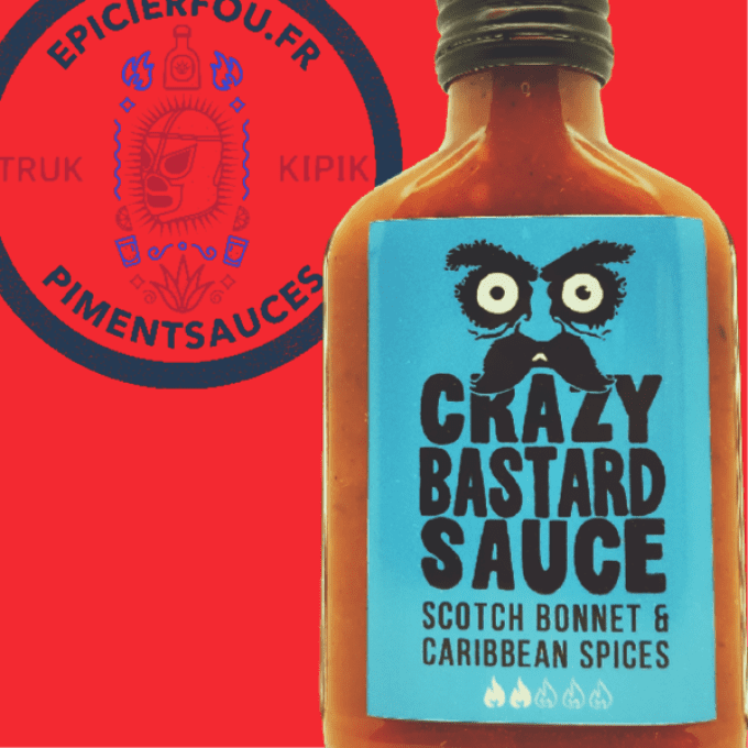 Salsa Crazy Bastard - 100ml Scotch Bonnet & Caribbean spices - Candy Feast