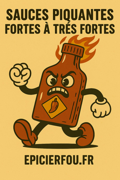Sauces piquantes fortes à très fortes EPICIERFOU.FR Sauces piquantes fortes à très fortes EPICIERFOU.FR
